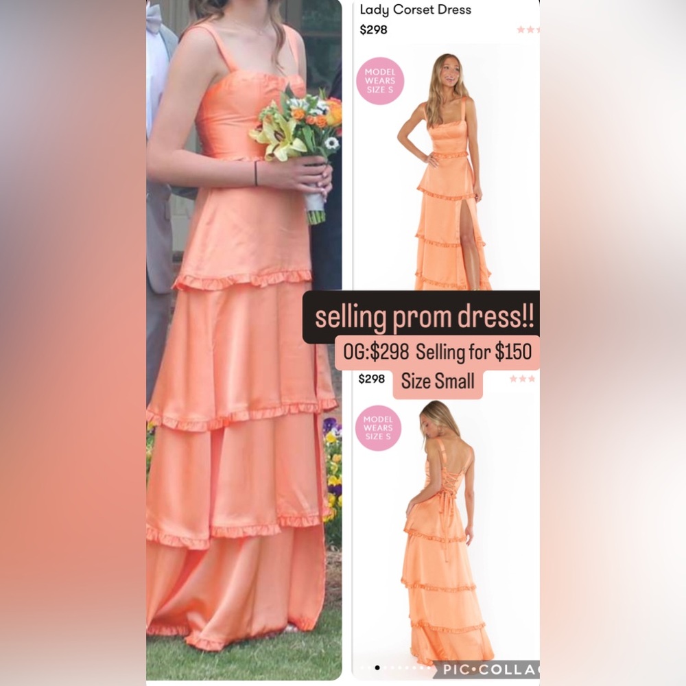 Show Me Your MuMu Lady Corset Dress - Peach